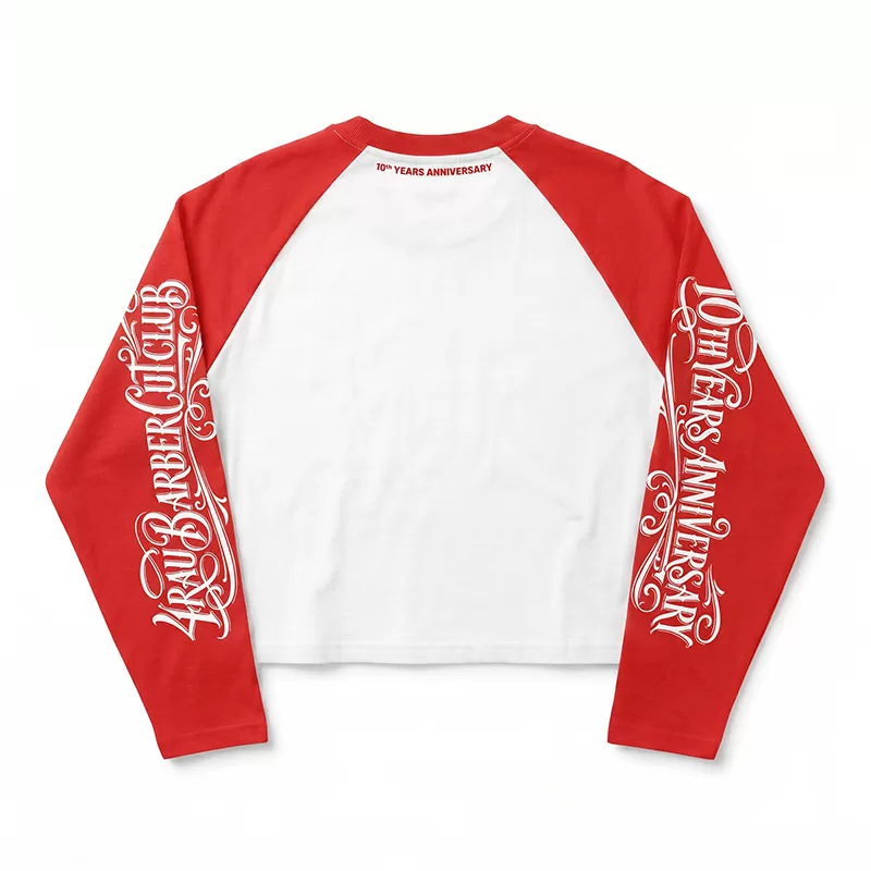 4RAU RAGLAN LONGTEE - RED - 2